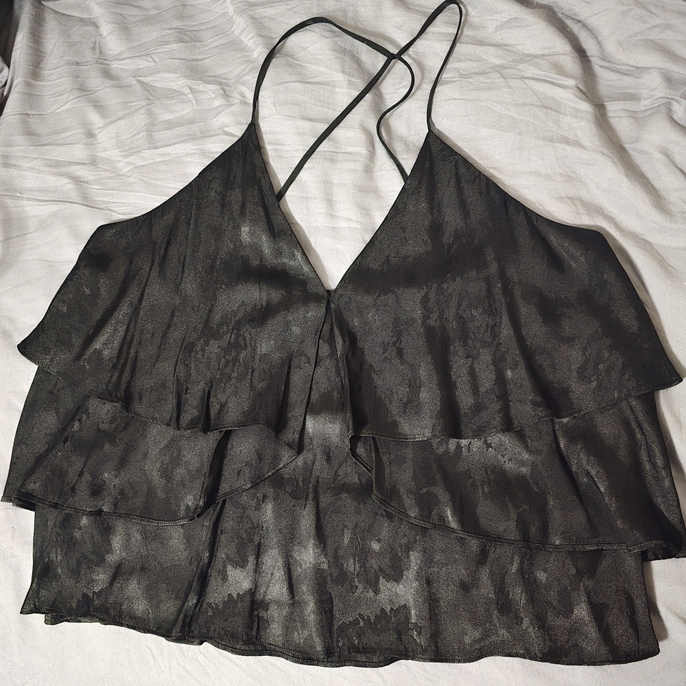 Express Black Layered Camisole Top